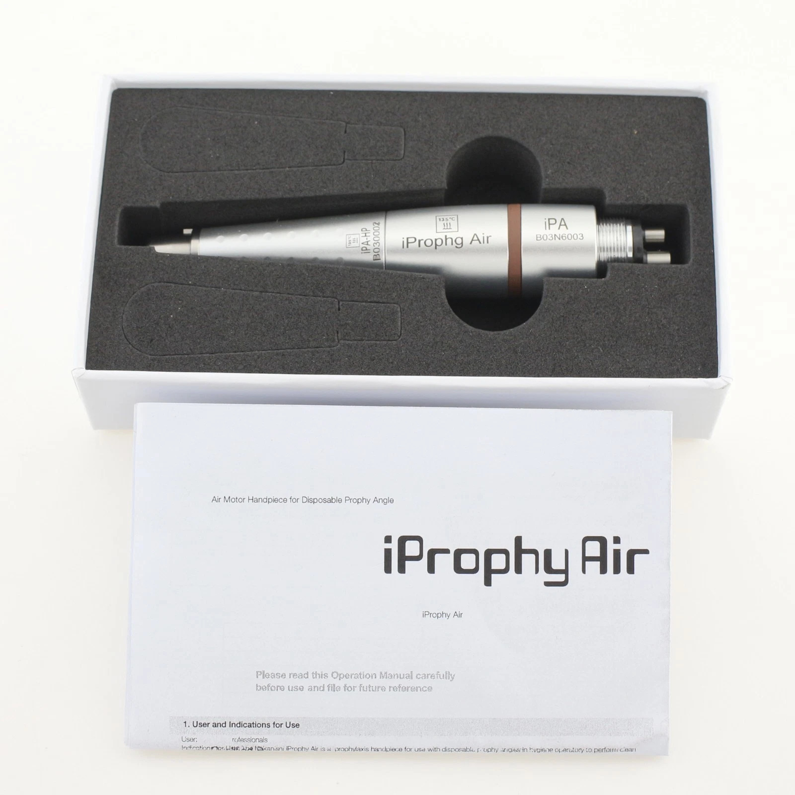 iProphy Air Dental Prophylaxis Handpiece (iPA handpiece head + iPA motor, 4-hole)